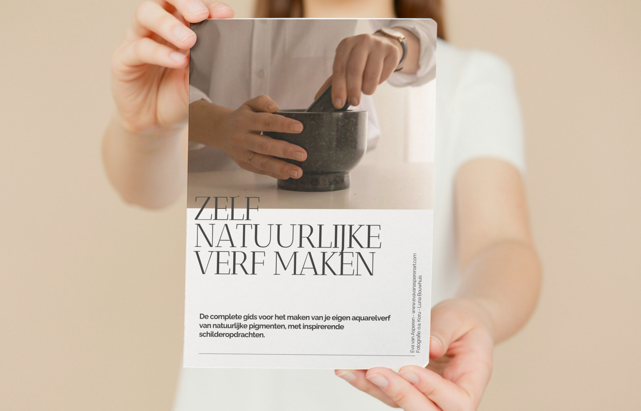 ebook maak je eigen natuurlijke verf klein Kerstpakket pigment