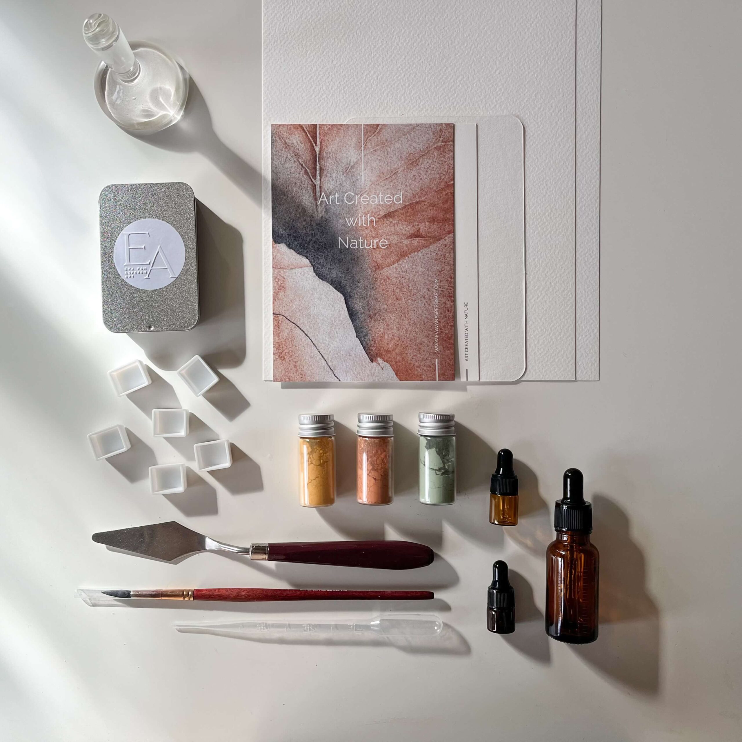 DIY pakket verf natuurlijke aardepigmenten DIY